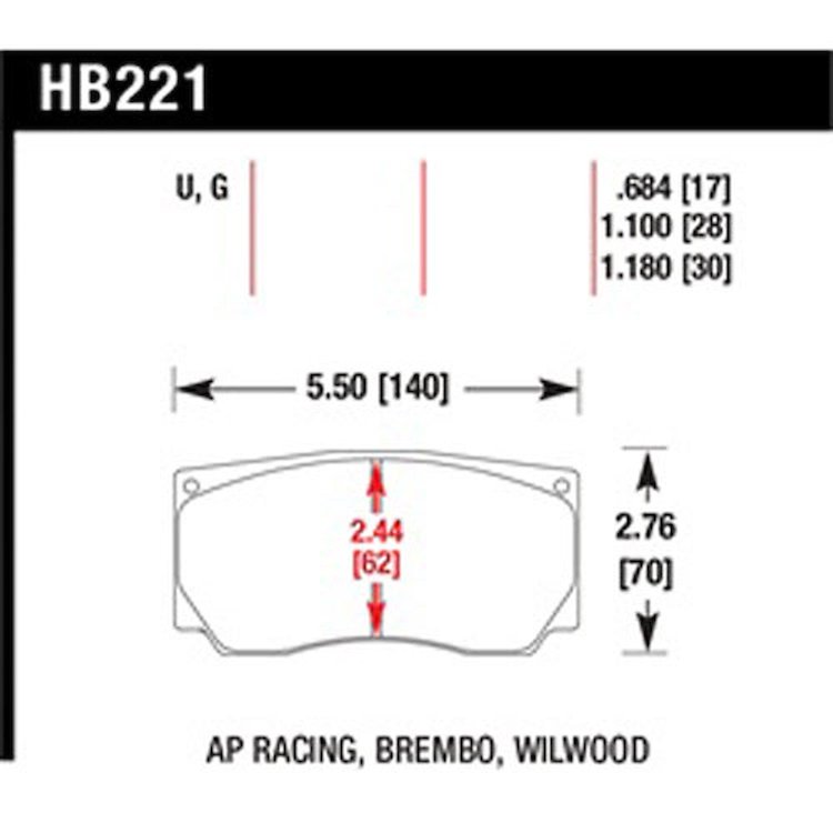 DTC-70 PADS Brembo Alcon