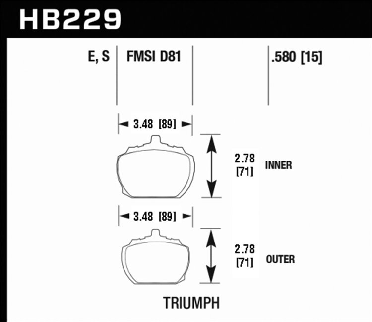 ER-1 BRAKE PADS