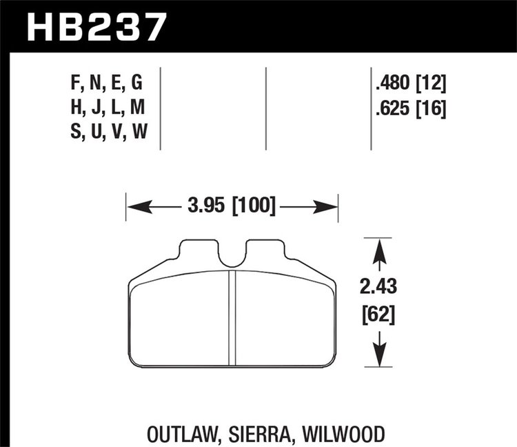 ER-1 BRAKE PADS