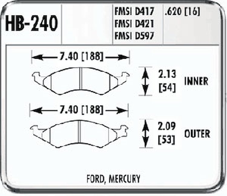 Performance Brake FORD LINCOLN MERCURY