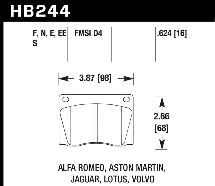 ER-1 BRAKE PADS