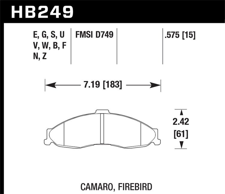 MOTORSPORT BRAKE PADS