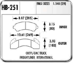 Performance Brake CHEVY/GMC TRUCK FREIGHTLI