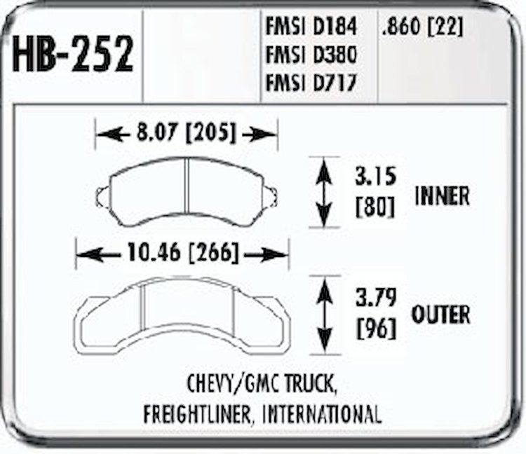 Performance Brake CHEVY/GMC TRUCK FREIGHTLI