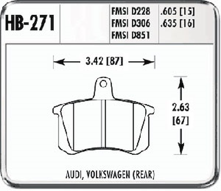 Performance Brake ALFA ROMEO AUDI - (REAR)