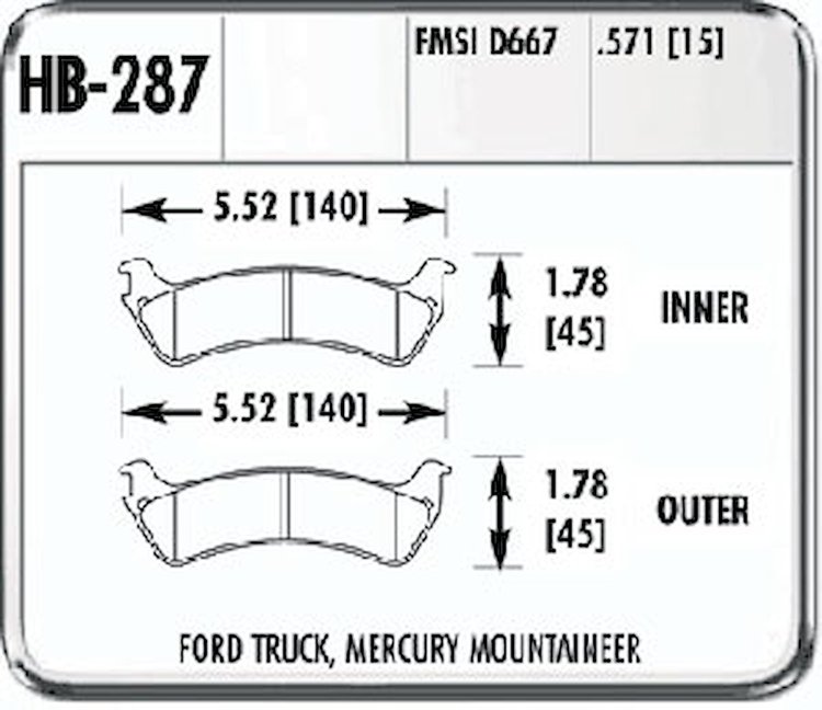 1995-01 Explorer exc. Sport or Sport Trac 2001-02 Explorer Sport w/ rear steel piston 2001-04 Explorer Sport Trac