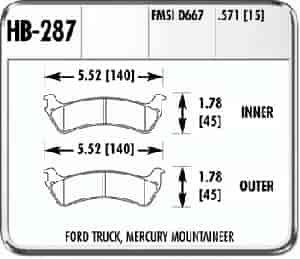 Performance Brake FORD EXPLORER MERCURY MOU