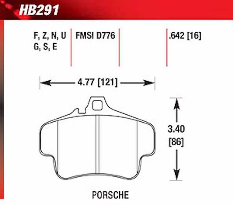 DTC-60 Disk Brake Pads Porsche