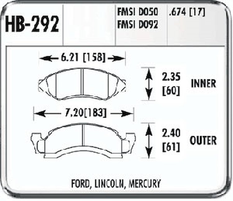 Performance Brake FORD LINCOLN MERCURY