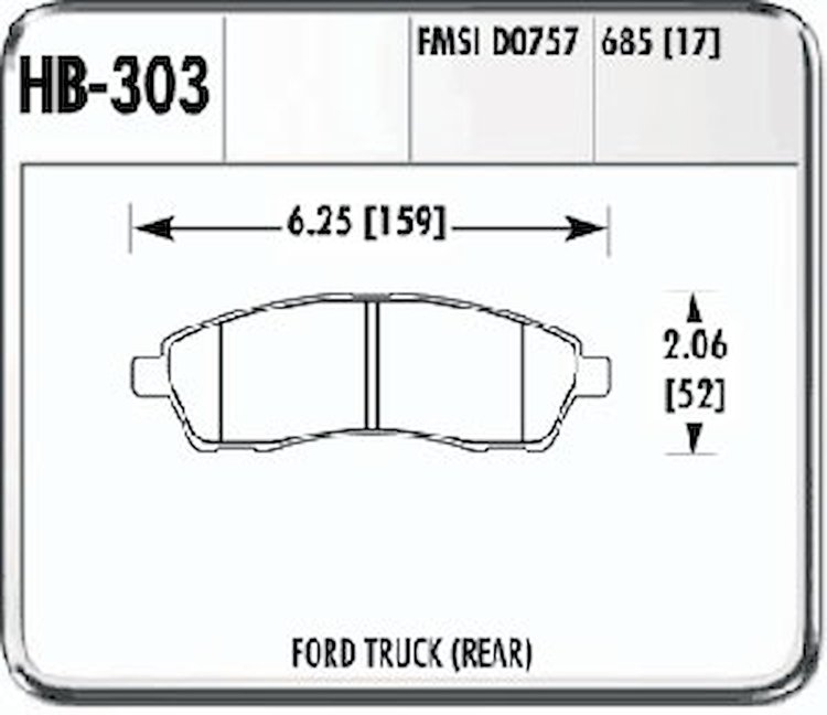 Ford Rear Brake Pads