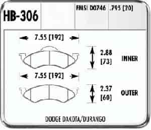 Dodge Front Brake Pads