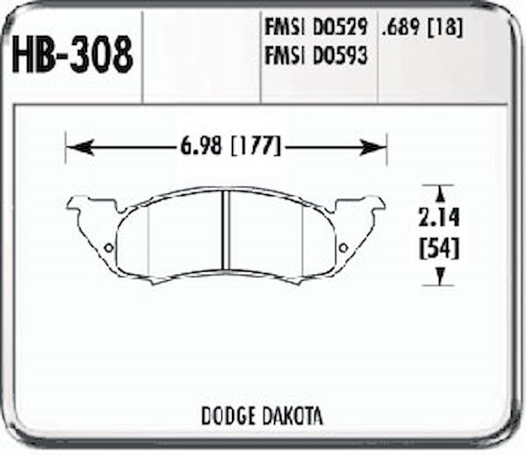 Performance Brake DODGE DAKOTA