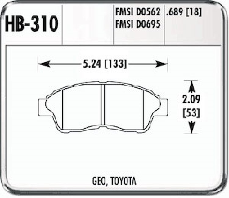 Performance Brake GEO TOYOTA