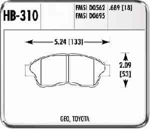 LTS BRK PADS TOYOTA TRUCK