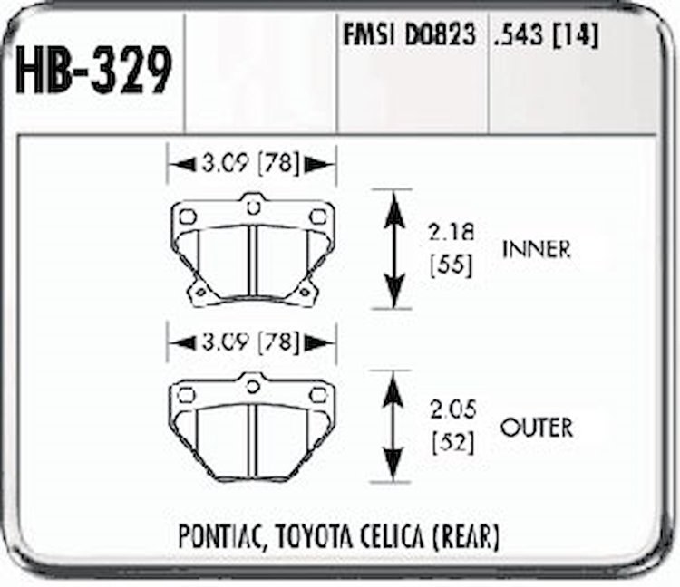 Performance Brake TOYOTA CELICA - (REAR)