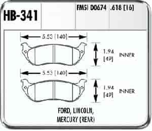 Performance Brake FORD LINCOLN MERCURY - (R