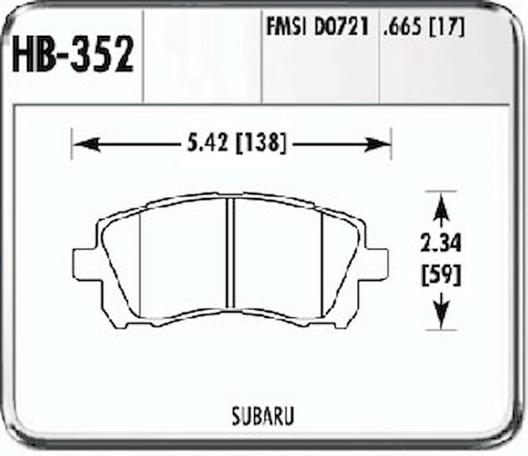 Performance Brake SUBARU