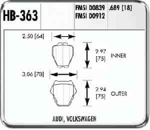 Performance Brake AUDI VOLKSWAGEN