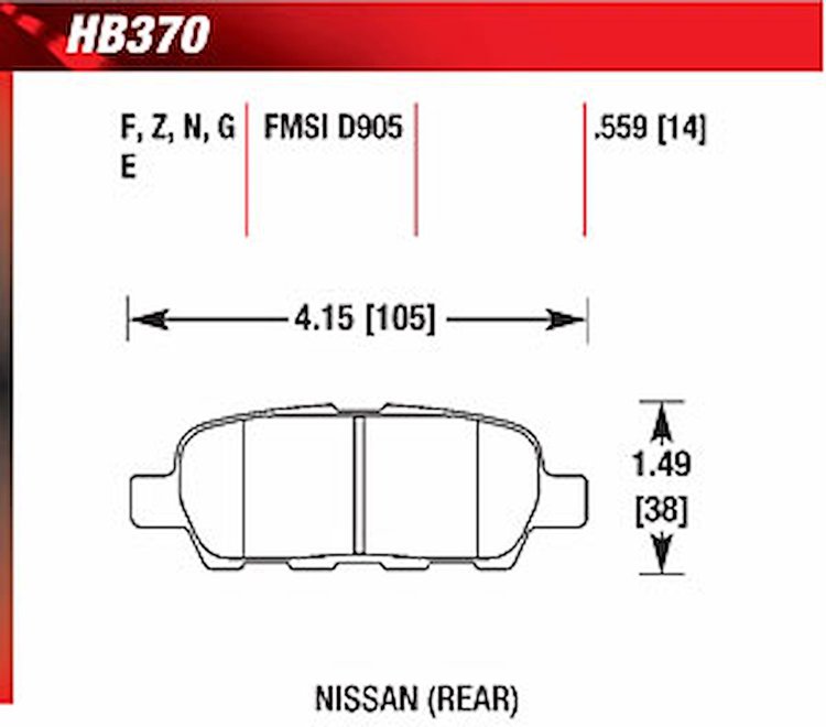 Blue 9012 Disk Brake Pads Infiniti FX35, FX45, G35, M35, for Nissan 350Z, fits Altima, Maxima, Murano, Quest