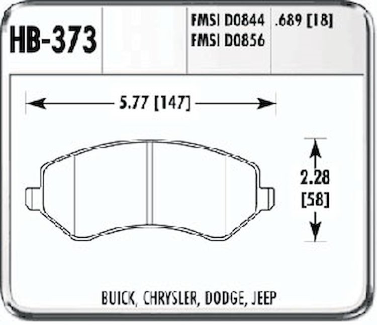 Performance Brake FRONT BRAKE PADS