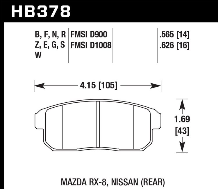 ER-1 BRAKE PADS