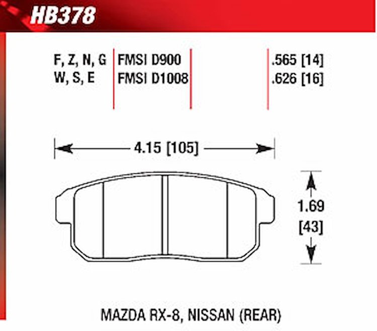 Blue 9012 Disk Brake Pads Infiniti G20, I35, Mazda RX-8, for Nissan Maxima, fits Sentra