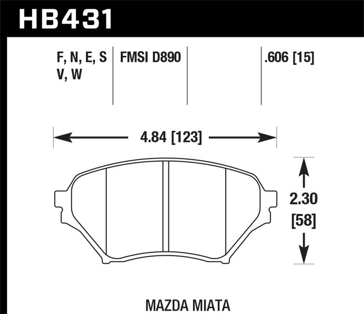 ER-1 BRAKE PADS