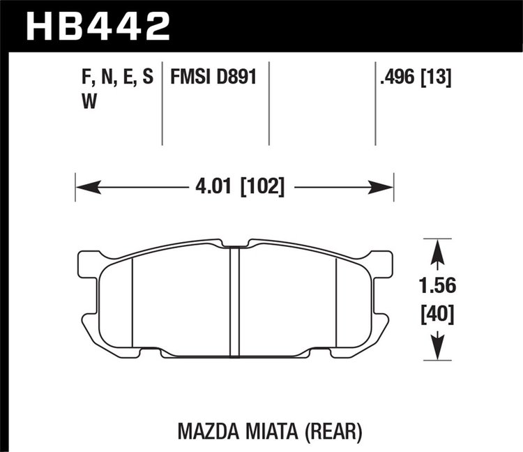 ER-1 BRAKE PADS