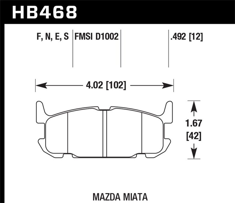 ER-1 BRAKE PADS