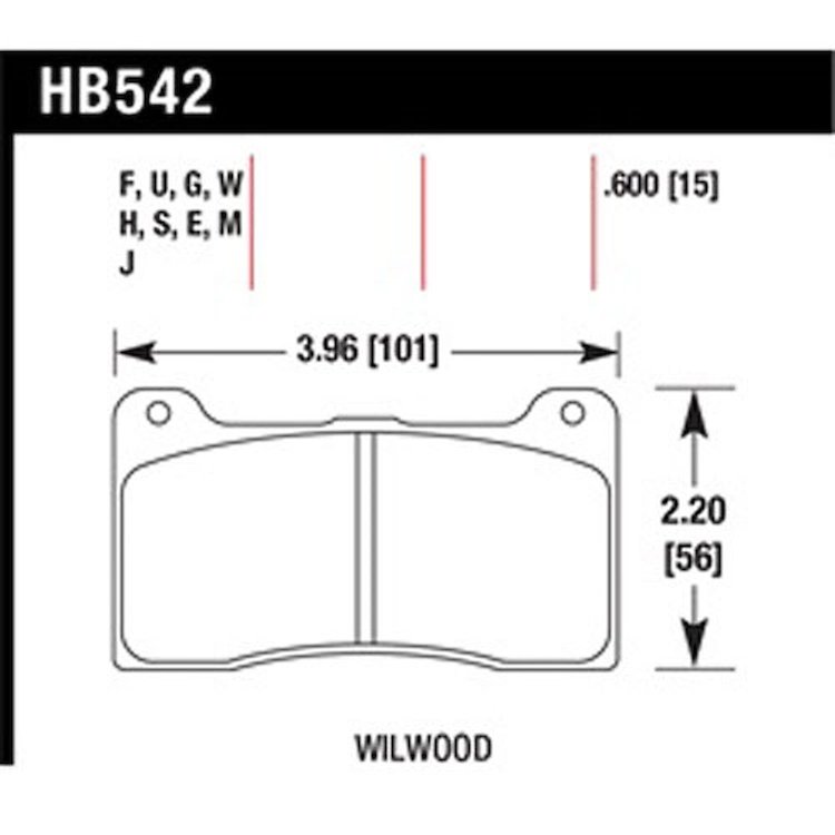 HT-10 PADS Wilwood