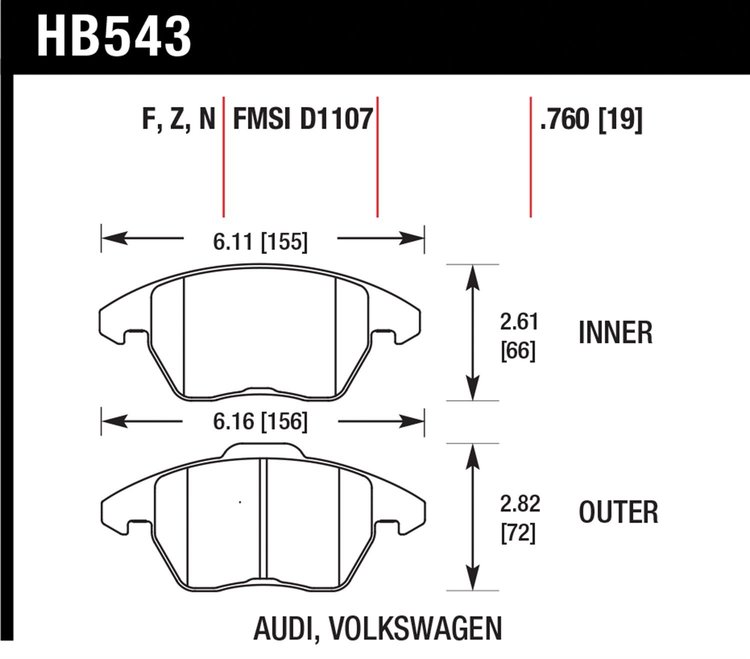 ER-1 BRAKE PADS
