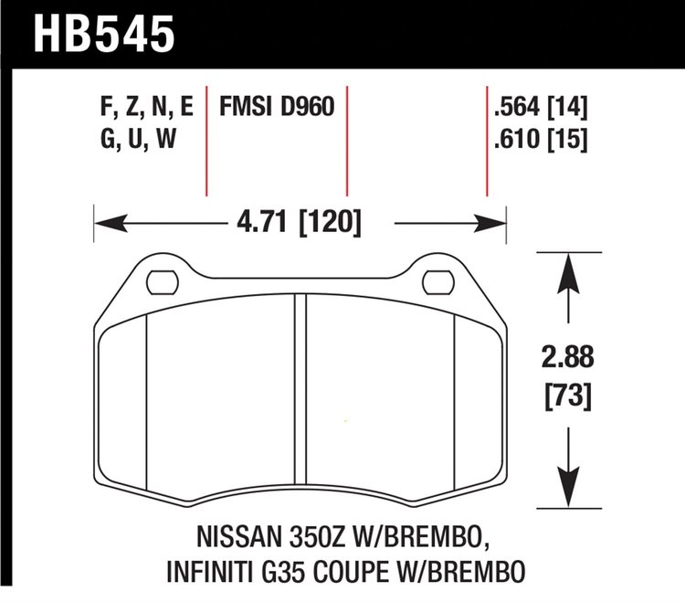 ER-1 BRAKE PADS