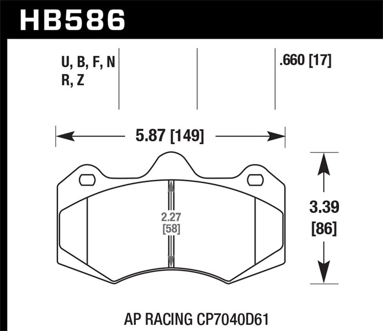 DTC-60 BRAKE PADS