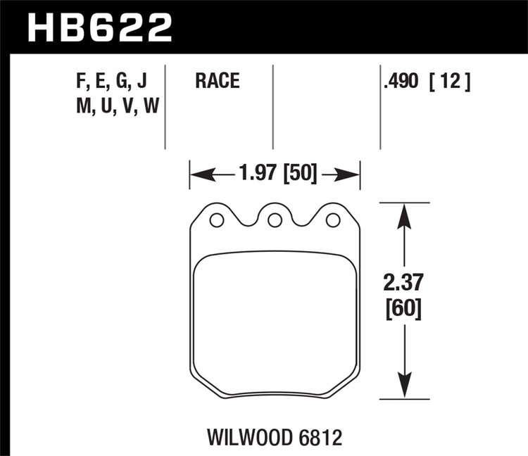 BLACK BRAKE PADS