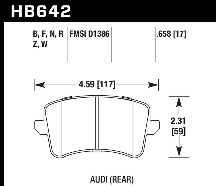 HP PLUS BRAKE PADS