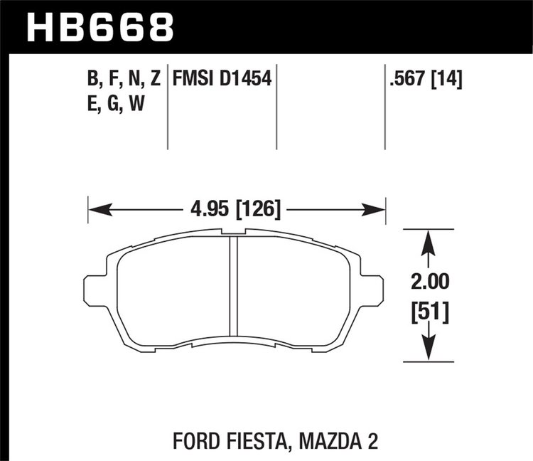 ER-1 BRAKE PADS