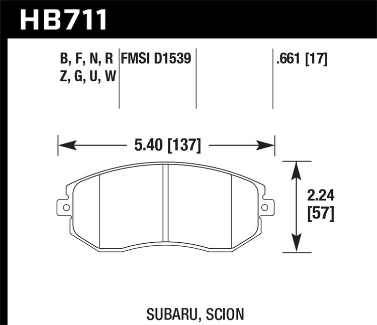 ER-1 BRAKE PADS