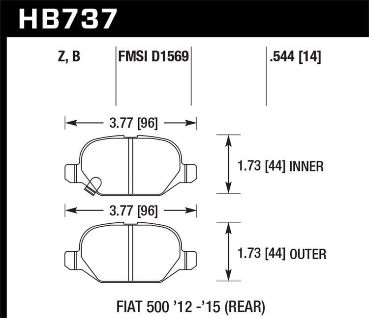HPS 5.0 BRAKE PADS