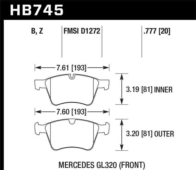 HPS 5.0 BRAKE PADS