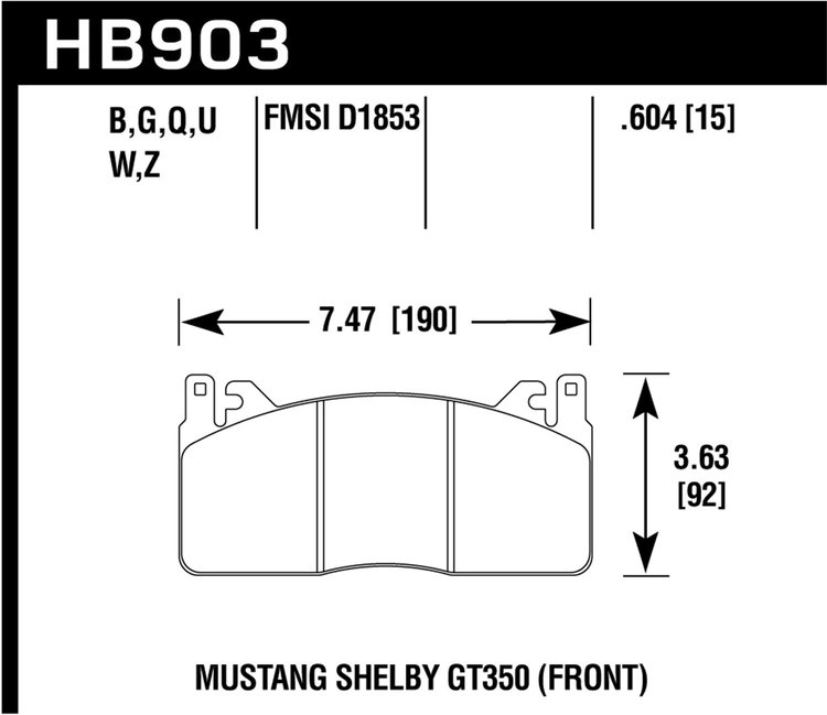 ER-1 BRAKE PADS
