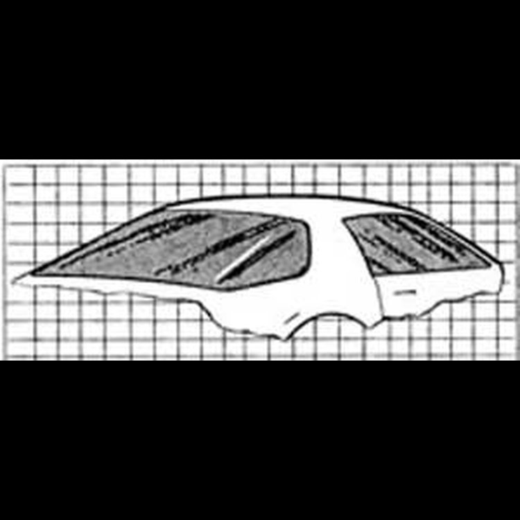 1967-69 Camaro Lexan Kit, 1/8" Standard (Flush Mount)