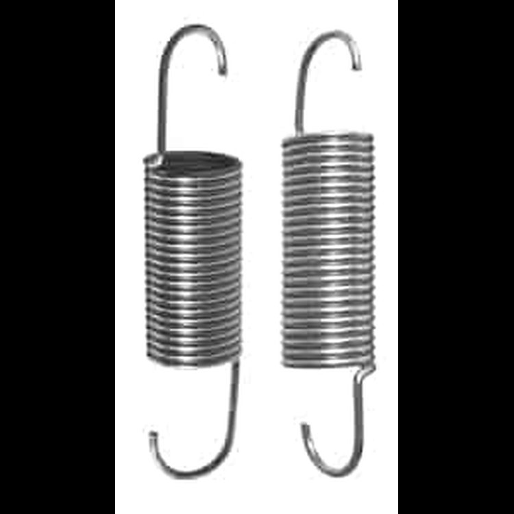 Low Tension Hood Springs Silver