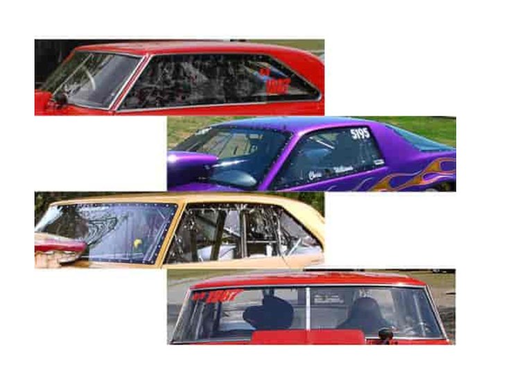 29914 Polycarbonate Windshield for 1981-1988 Chevrolet Monte Carlo [3/16 in. Margard]