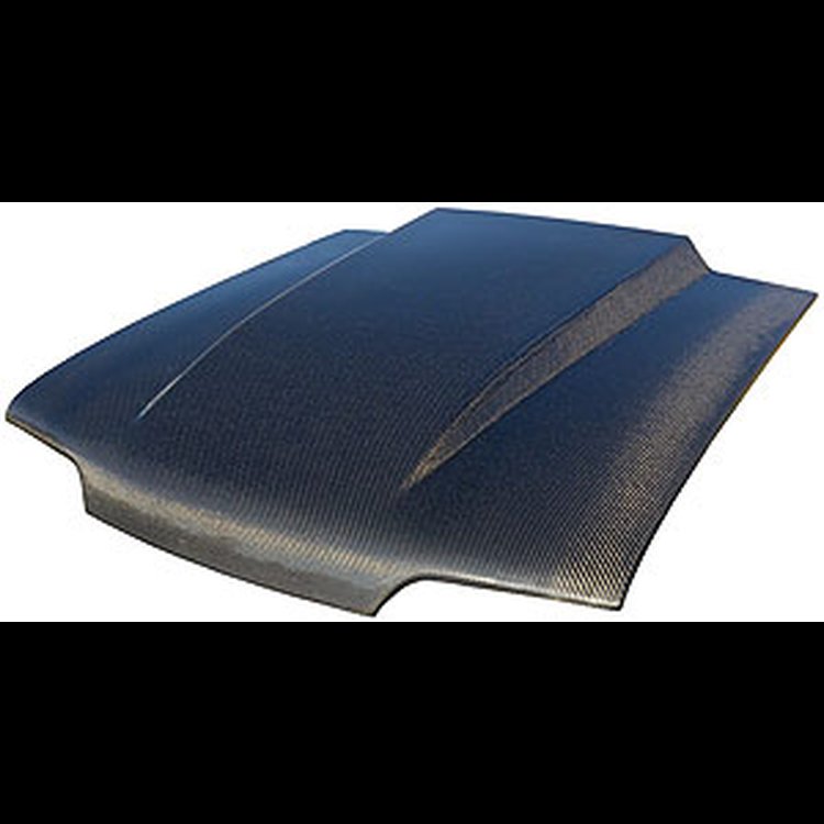 3" Cowl Induction Bolt-on Hood 1987-93 Mustang