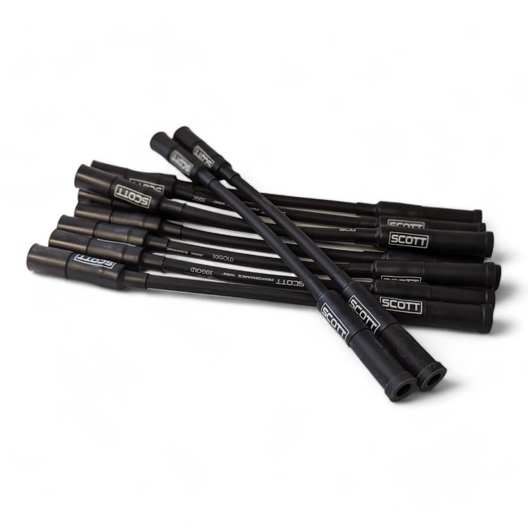 SPW300-NS-690-IV/V Super Mag Non-Sleeved Spark Plug Wire Set for Dodge Viper Gen4/5 [Straight Plug Boot]