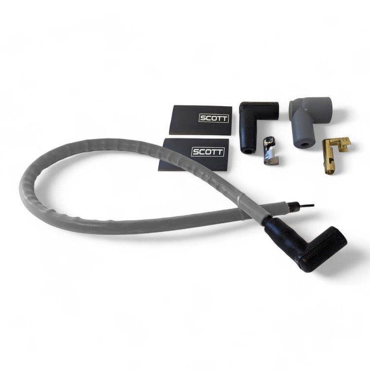 SPW-CW-48-3 48 in. High-Performance Silicone-Sleeved Coil Wire Kit [Gray]