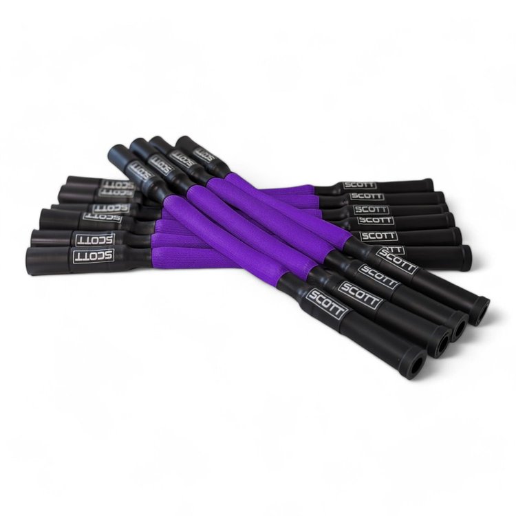 SPW-PS-690-IV/V-7 High-Performance Fiberglass-Oversleeved Spark Plug Wire Set for Dodge Viper (Gen-4/5) [Purple]