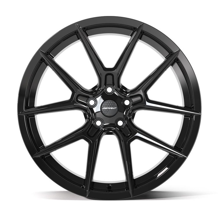 DF08 Wheel [Size: 20"x9"] for 2005-2025 Ford Mustang & 2020-2025 Ford Explorer, 5 x 4.50", Gloss Black Finish