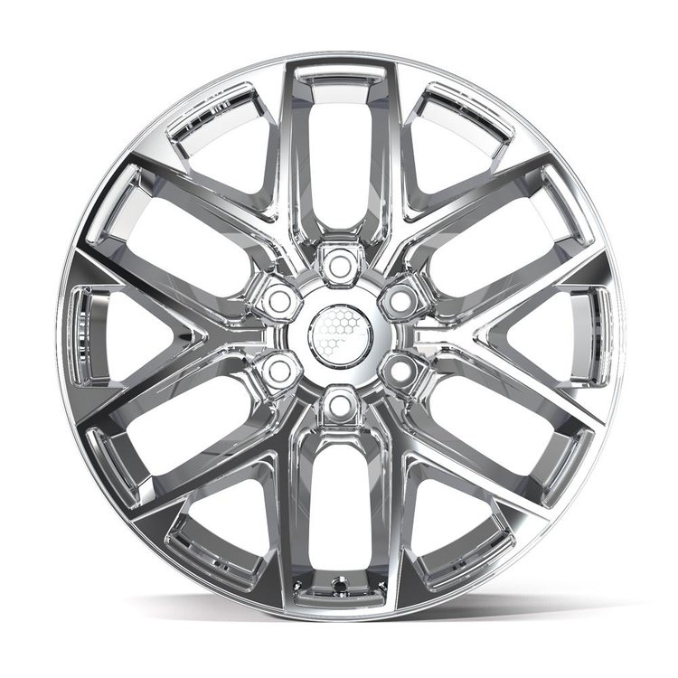 DF17B Wheel [Size: 20"x9"] for 2019-2025 Ram 1500 6-Lug & 2004-2025 Nissan Titan, Armada, 6 x 5.50", Chrome Finish