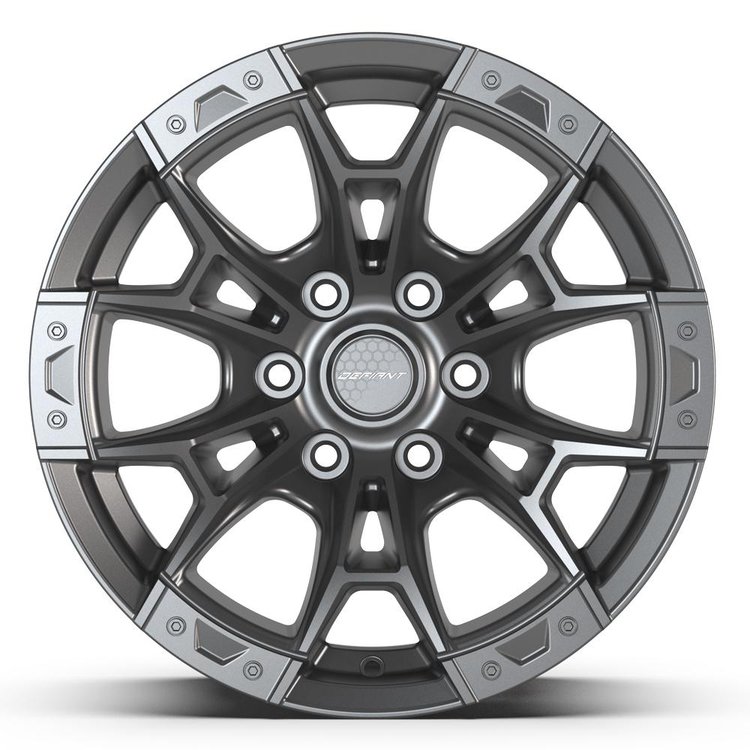 DF04 Wheel [Size: 20"x9"] for 2004-2025 Ford F-150, Expedition & Lincoln Navigator, 6 x 135 mm, Satin Gunmetal Finish
